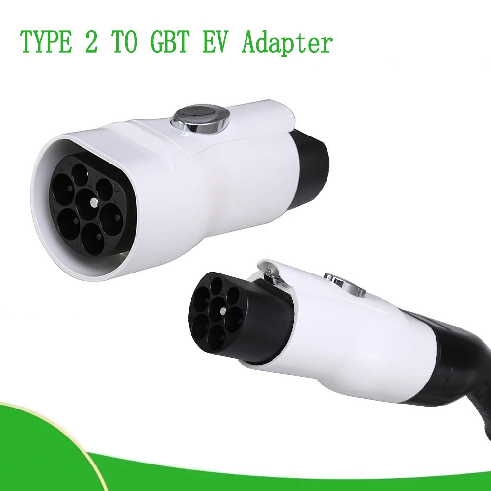 32A Three Phase 22KW  IEC62196 Type2 to GBT Adapter 7KW J1772 Type1 To GBT EVSE Charger to Chinese EV Car ID4 6 BYD MG5 / MG6