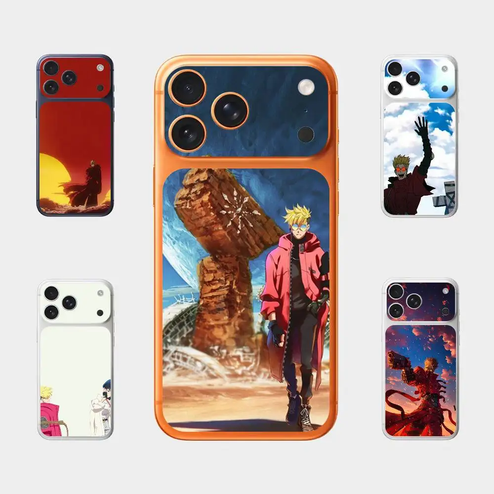 

Anime V-Vash S-Stampede For iPhone 17 Pro Max Full Back Cover Decal Wrap Skin Rear Protective Sticker Film