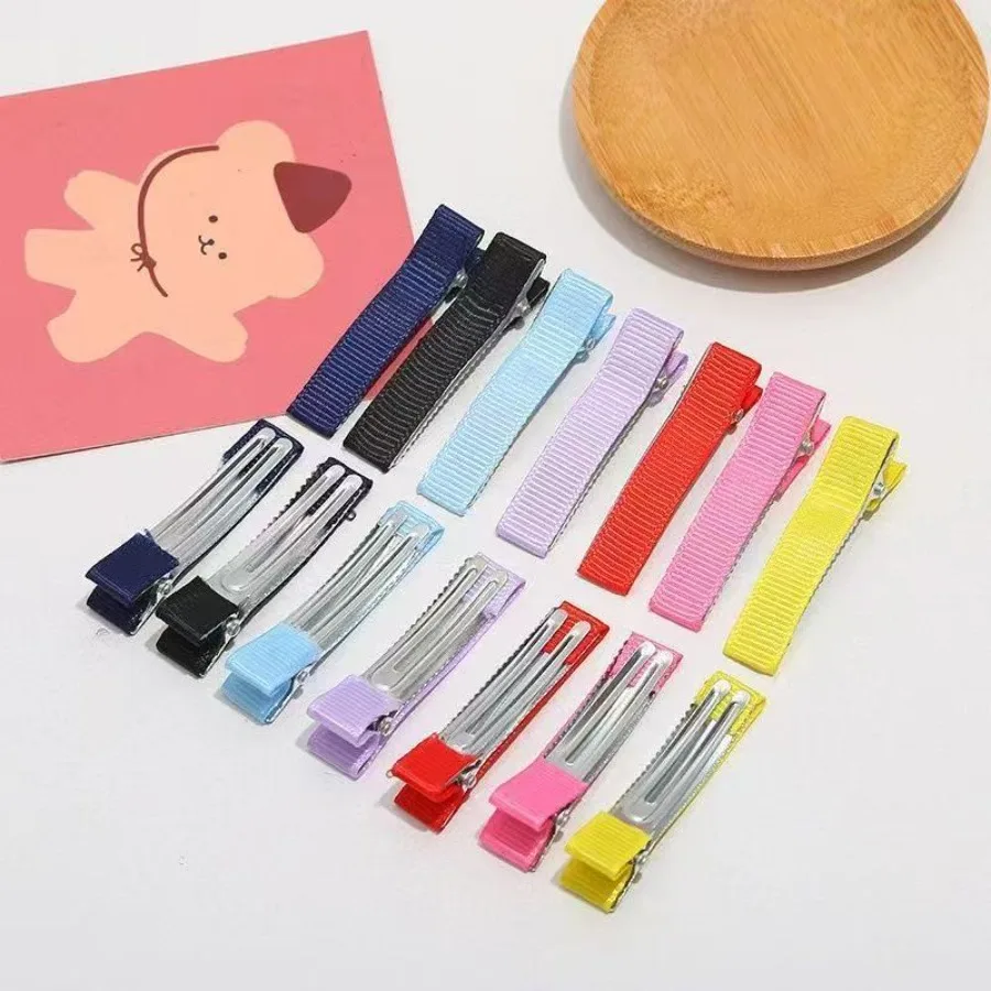 3.5-5 Ccm half-pack all-inclusive duckbill clip diy bottom clip side clip bottom support wrap cloth manual hairpin material acc - Detail 1