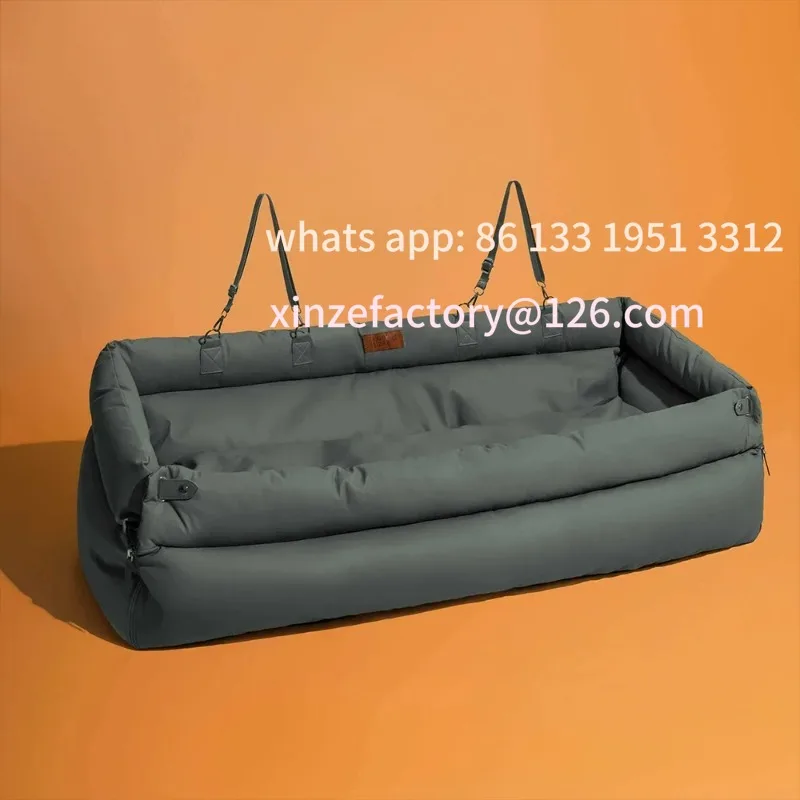 

CustomizableDog Car Seat/Cat Car Bed/Booster Bed Pet Booster Car Seat Dog Cat Travel Seat Pet Outing Lathe Luxury Faux Leather z