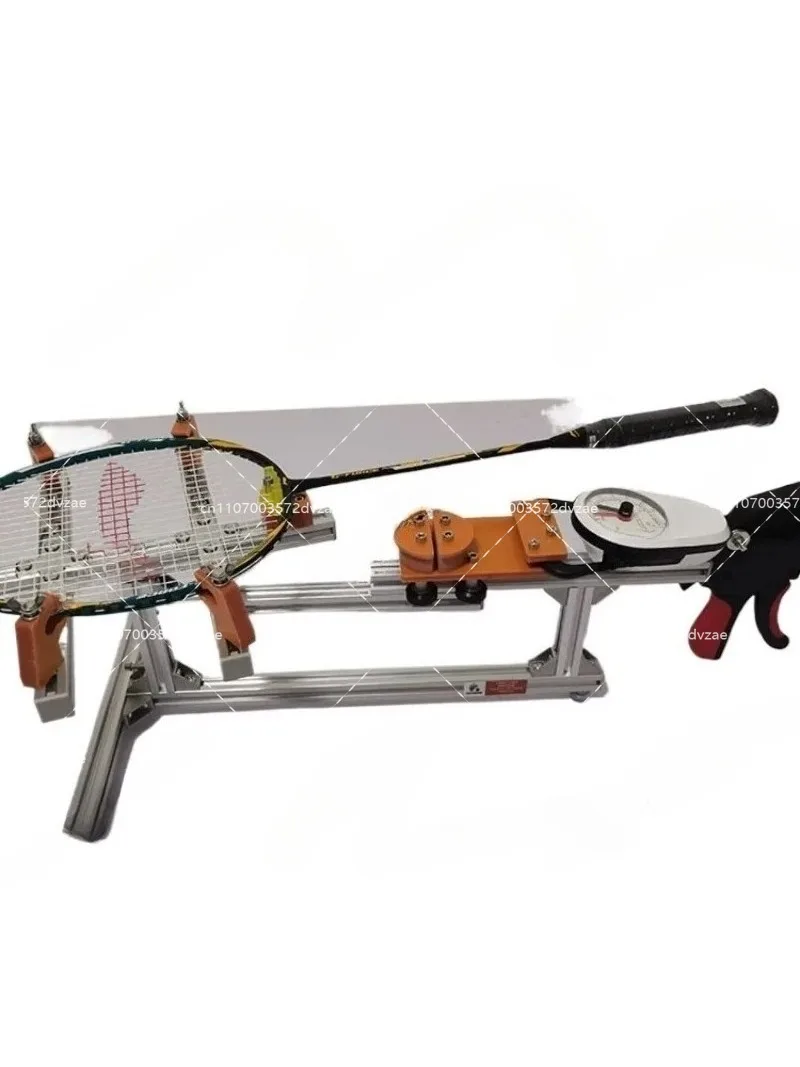 DIY Racket Frame Stringing Machine 20-32 Pounds，Household Badminton Racket Stringing Machine Racket Support Aluminum Alloy