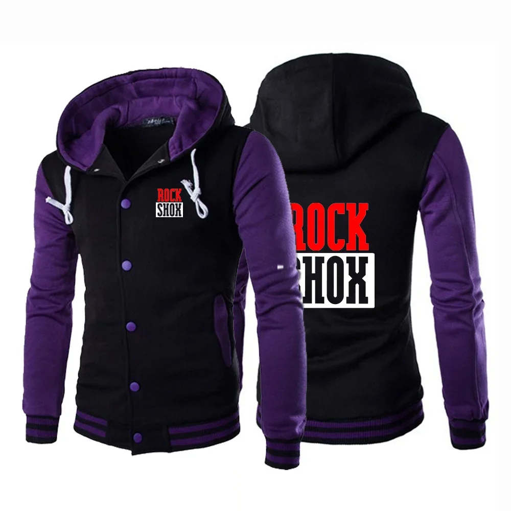 Rock Shox Shock Suspension Mountain Mtb 2023 New Men Printing Hoodie Costume Movement Baseball Uniform Zipper Jacket Pullover