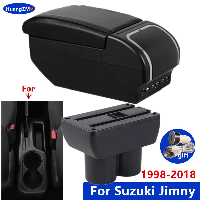 

For Suzuki Jimny Armrest Box For Suzuki Jimny JB23 JB43 Car Armrest 1998-2018 Retrofit parts Arm Storage Box Car Accessories