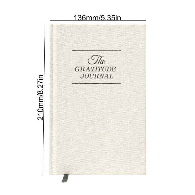 Thanksgiving Diary Simple English Notebook Student Stationery Office Notepad Hard Cover Book Exquisite Gift