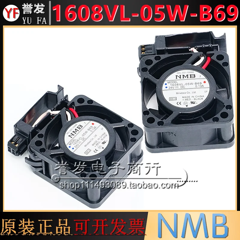 NEW ORIGINAL A90L-0001-0566#A 1608VL-05W-B69 24VDC 0.13A 4020 40x40x20mm COOLING FAN RADIATOR