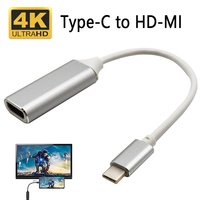 USB Type C to HDMI-compatible Cable USB C to HDMI Converter 4K USB 3.1 HDTV Cable Adapter For Macbook Laptops PC Samsung Xiaomi