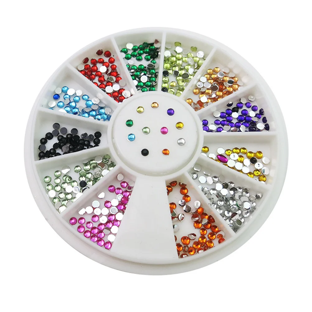 

3 шт., набор проигрывателей для художественного декора, различные плоские блестящие стразы, красочный набор для рукоделия с бриллиантами для салона дизайна маникюра «сделай сам»
