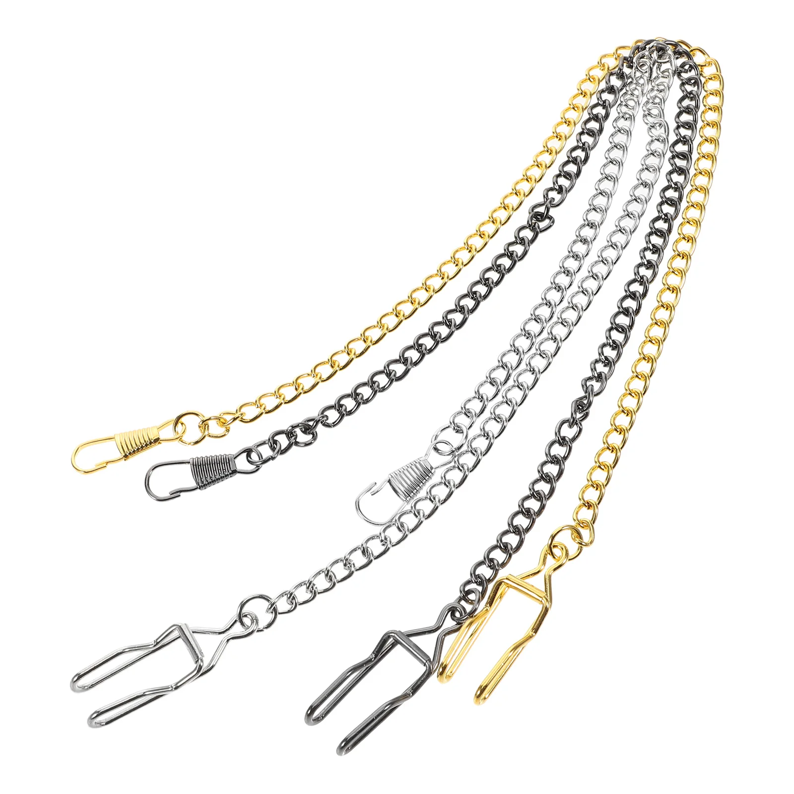 

3pcs Pocket Watch Chain 37 5cm Retro Unisex Student Gift Classic Alloy Watch Decor Chain Vest Chains Necklace