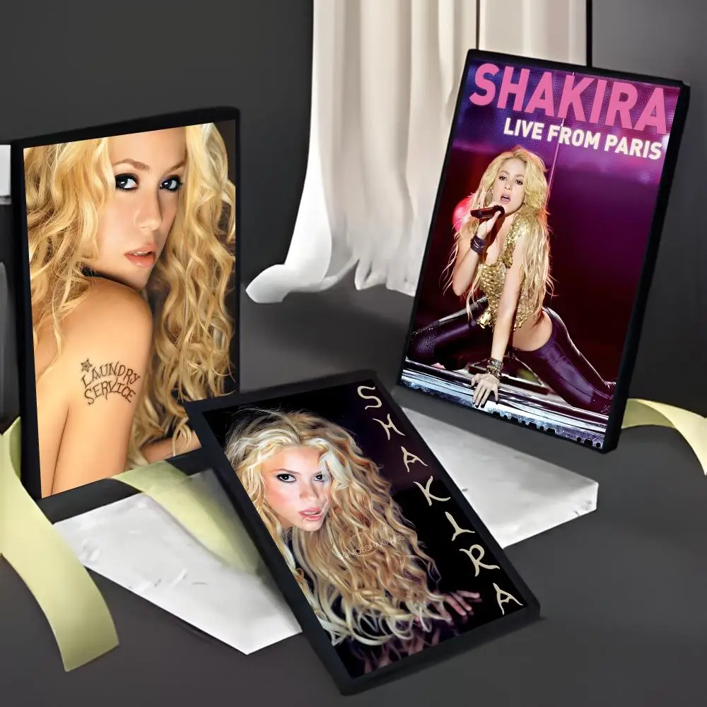 Latin Energetic Singer S-Shakira Poster American Film Mural Home Childrens Room Wall Decor Print