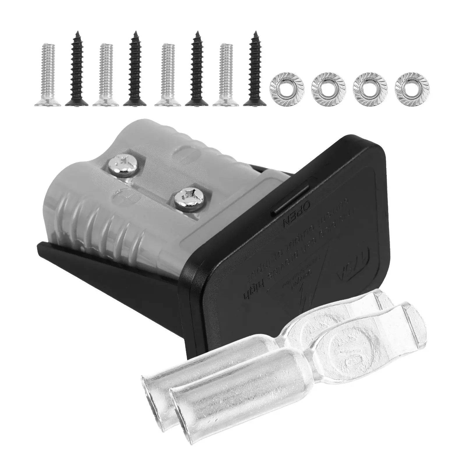 1Set Automotive Socket Panel Connector with Embedded Cover Precision Vibration-Resistant Quick Disconnect for Cars Trucks Atvs