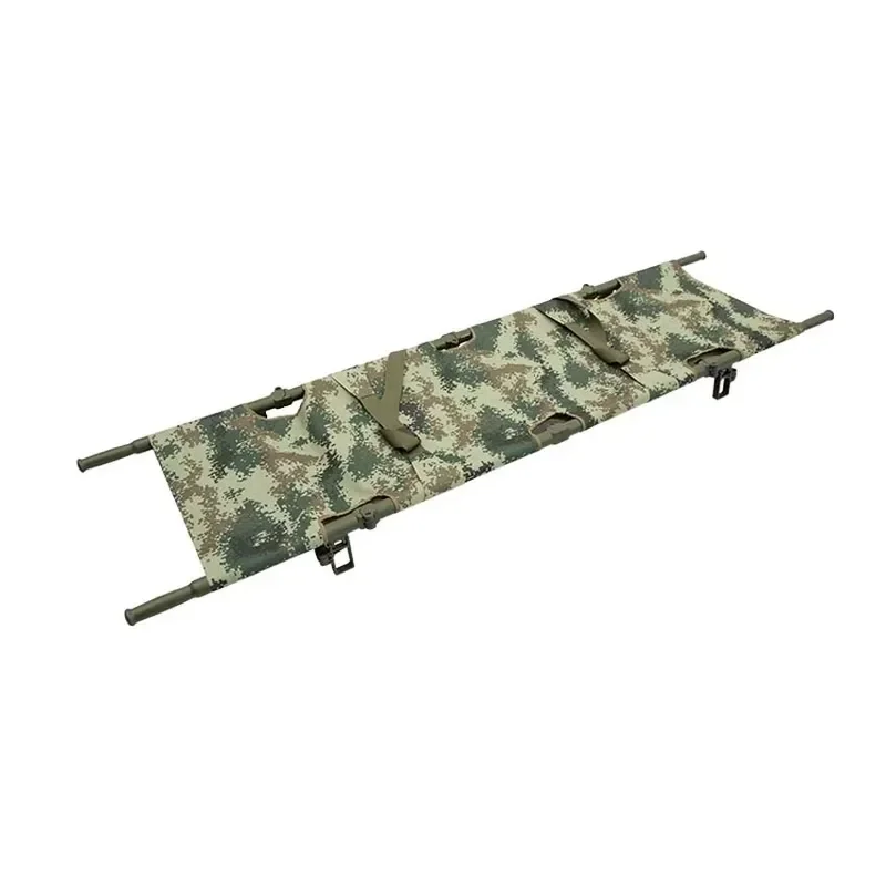 Portable Carbon Fiber Stretcher 4 Fold Ultralight Rescue Emergency Medical Equipment for Outdoor First Aid Field Hospital Use