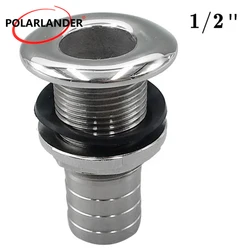 Fitting voor bootjachtconnector 316 slangpilaar afvoerverbinding roestvrij staal 1/2 