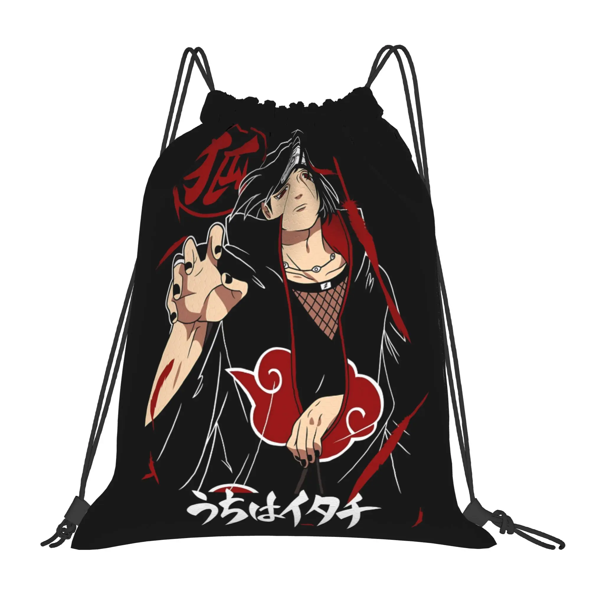 gym Pouch Naruto anime comic  Drawstring Bags Men Women Storage Backpack Teenager Travel Bag Multi-function Pocket