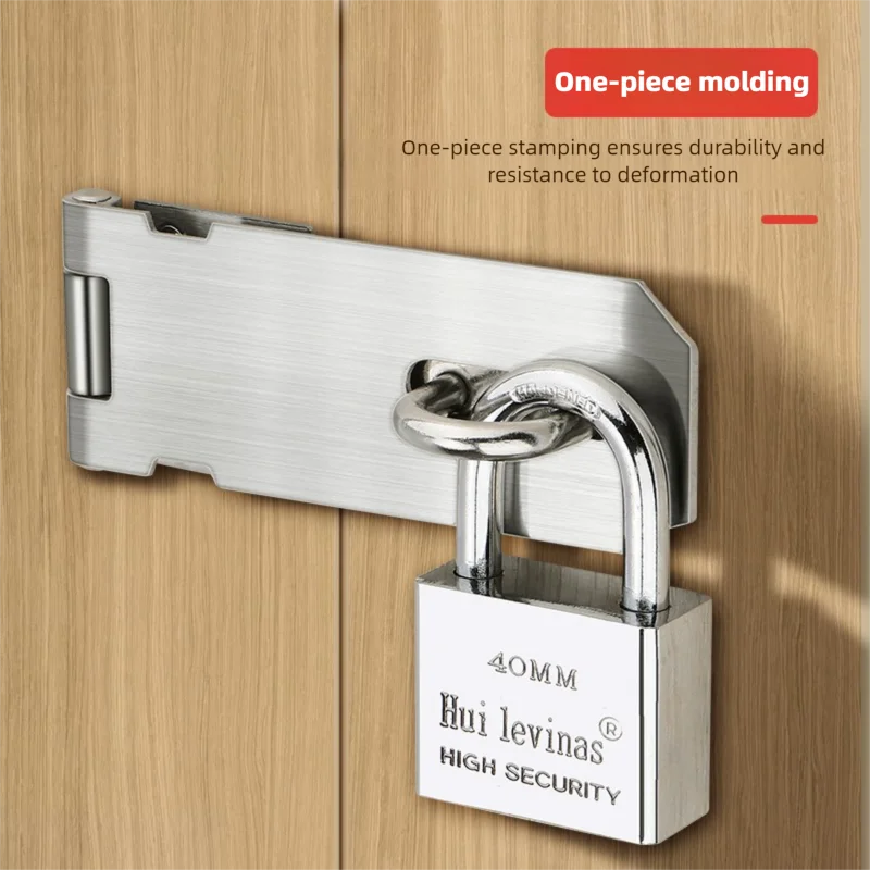 Stainless Steel Padlock Household Locks Anti-Theft Anti-Pick Locks Dormitory Waterproof Rustproof Locks Lockers