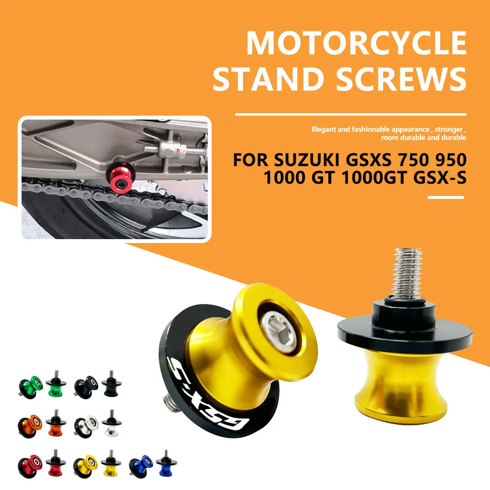 

8mm Swingarm Spools Slider For SUZUKI GSXS 750 950 1000GT 1000 GT GSX-S 2011-2014 Motorcycle Accessories Stand Screw M8