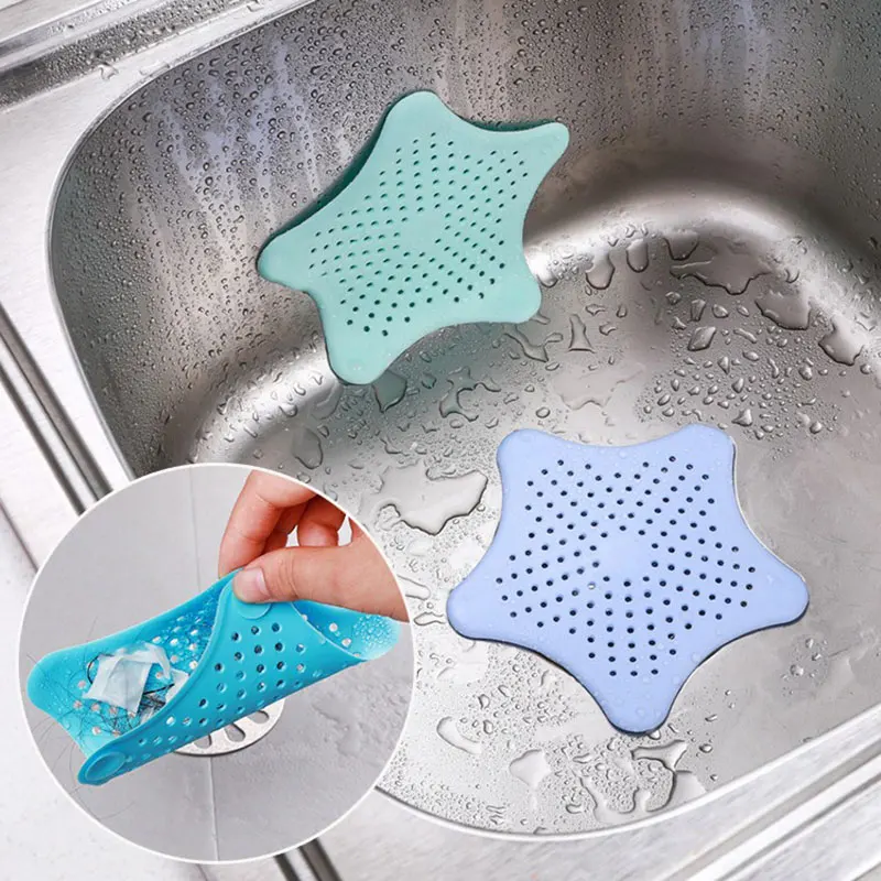 1Pc Sink Filter Hair Catcher Bath Stopper Plug Sink Strainer Filter Shower Sink Strainer Plug Anti-clogging Kitchen Accessories