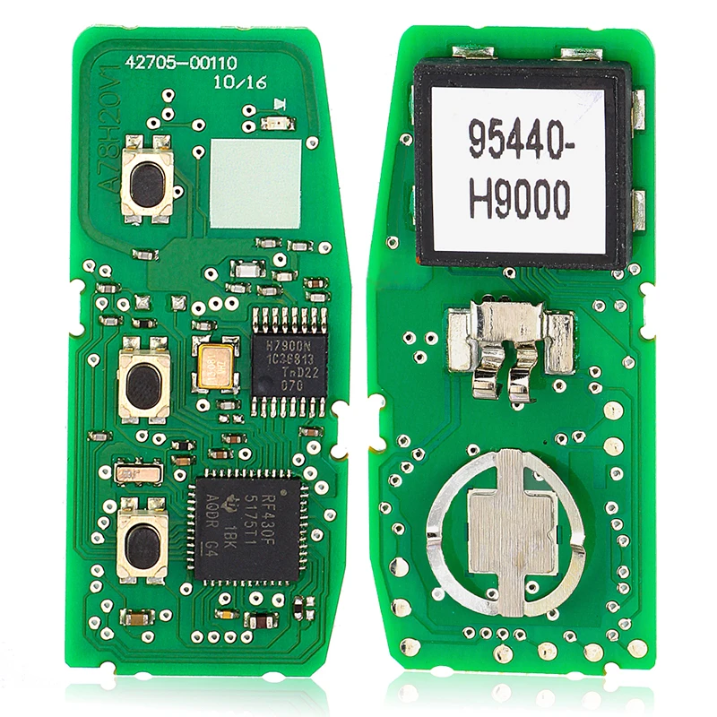 

KEYECU Smart Remote Control Car Key With 3 Buttons 433MHz 8A Chip for Kia Rio 2017 2018 Fob 95440-H9000 FCC ID: SYEC3FOB1611