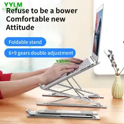 Adjustable Laptop Stand Aluminum For Macbook Foldable Computer PC Tablet Support Notebook Stand TableLaptop Holder Cooling Pad