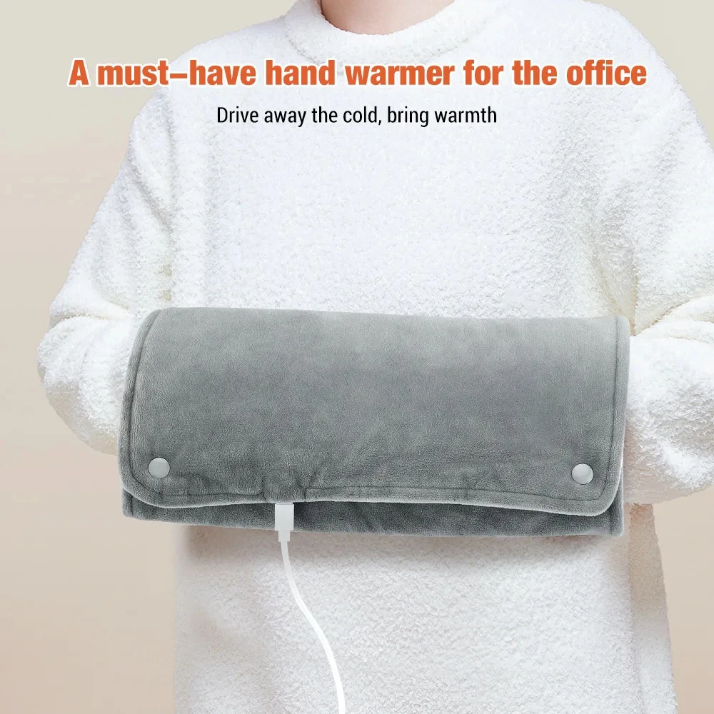 Quick Heating Gloves Warming Pad USB Power Supply Office Home Warming Handbags Heating Pad Christmas Gift