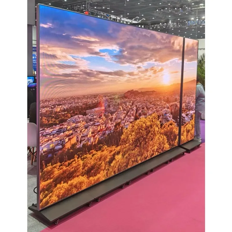 2026 New P1.53 Full Color HD LED Digital Poster Stand Ultra High Brightness Ultra Clear Indoor Digital Advertising Display for C