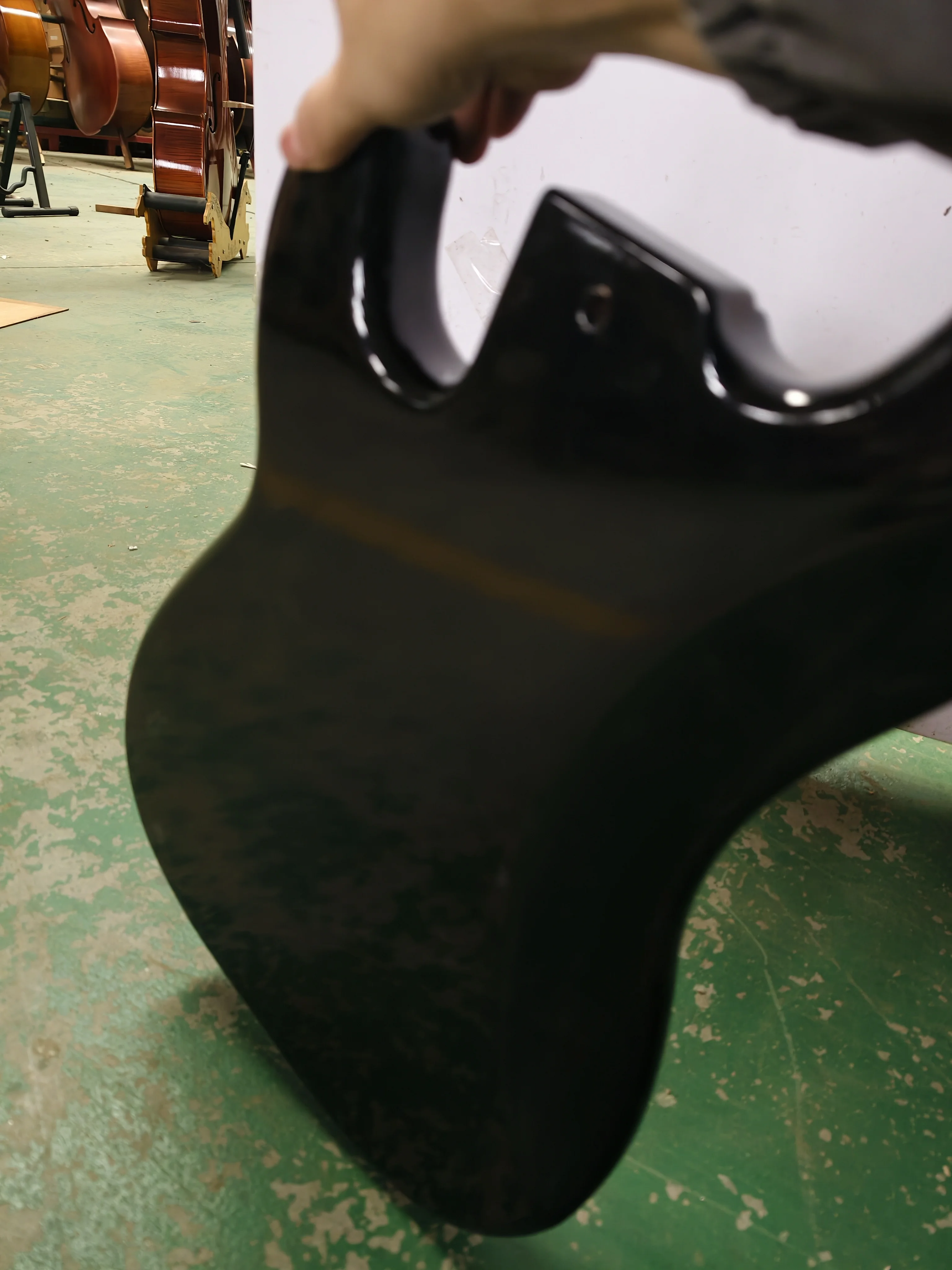 Electric Guitar Body for Guitarists with Minor Defects Customizable Irregular Shape Unique Inventory Item