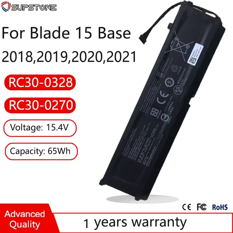 Nuovo RC30-0270 RC30-0328 Batteria Del Computer Portatile Per Razer Blade 15 BASE 2018 2019 2020 2021 Anno,RZ09-0270,RZ09-03009,RZ09-0369,RZ09-0410