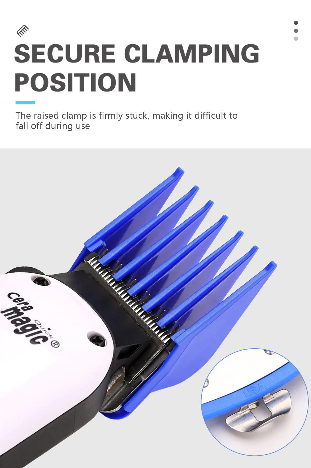 10Pcs Hair Clipper Limit Comb Salon Cutting Guide Replacement Set Professional Electric Hair Trimmer Accessories For Wahl