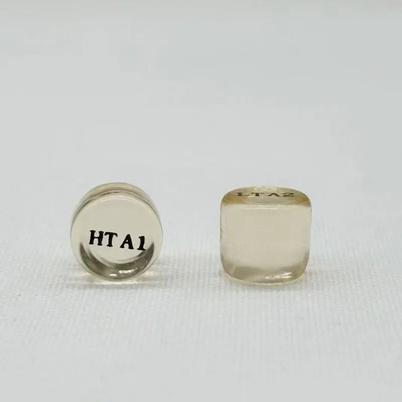 10Pcs Amber Glass Ceramic Dental Lab Materials Sixth Generation Press Compatible with CAD CAM System for Dentistry