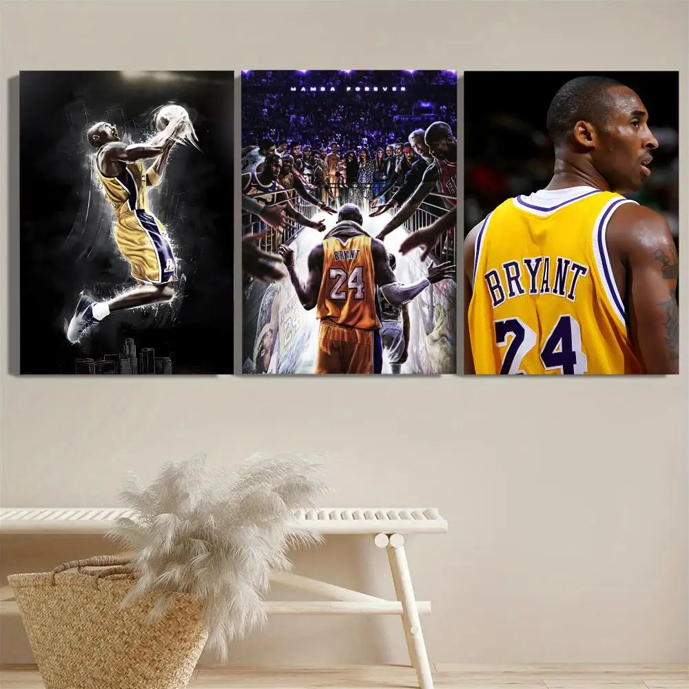 K-Kobe Bryant Basketball Player Poster Home decor HD sticky wall waterproof home living room bedroom bar decoration view 3