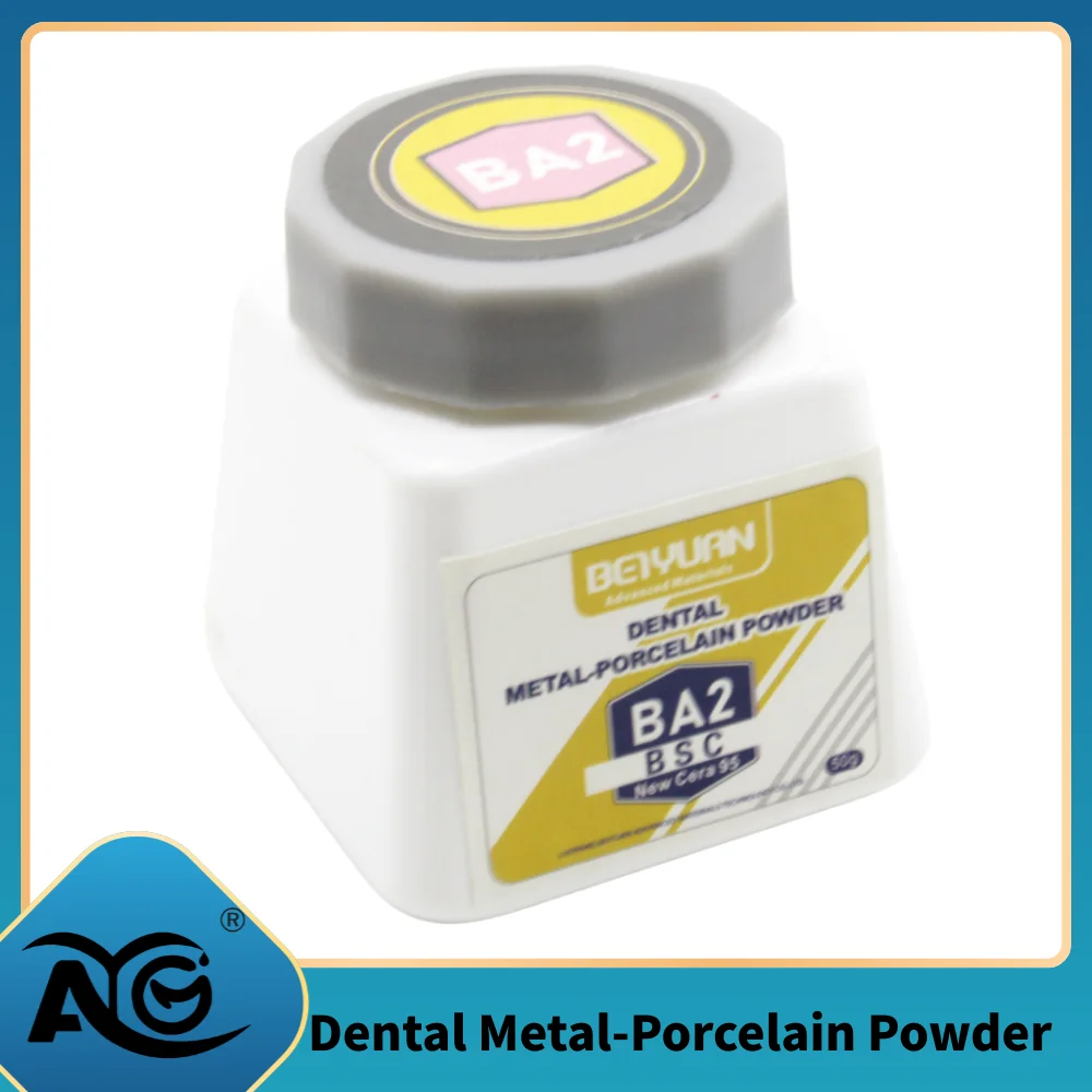 AG Dental Powder Metal-Porcelain Powder Dentine 50g 3color BA1/BA2/BA3 Laboratory Dentine Materials Metal Veneering Porcelain