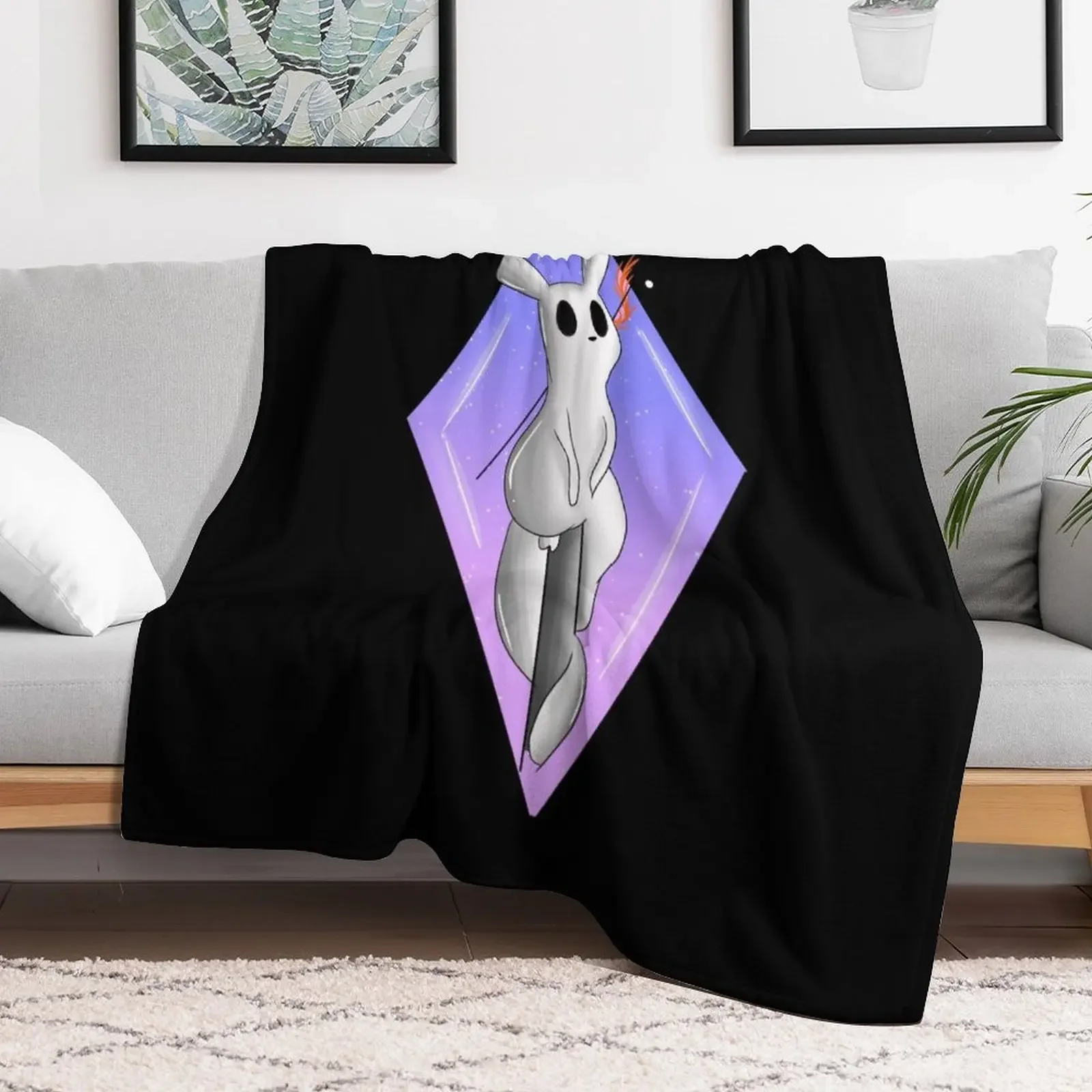 Diamond Slugcat // Rainworld Throw Blanket Decorative Throw Decorative Beds Blankets For Baby Bed covers Blankets