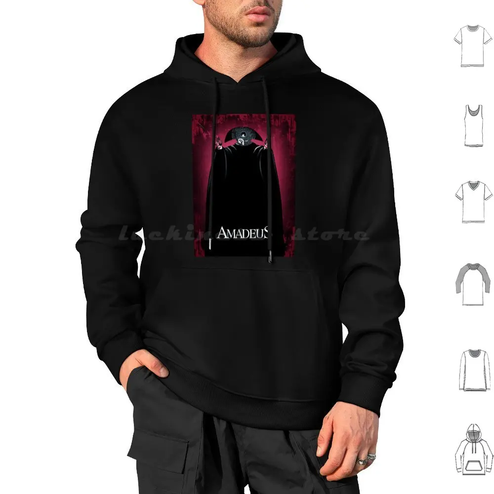 Sudaderas con capucha Amadeus Retro Estetique de manga larga, Amadeus, película Amadeus, música retro Amadeus, película de música