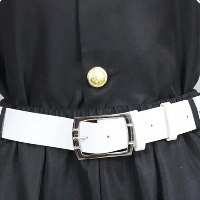 Anime Demon Slayers Kimetsu no Yaiba Costume Cosplay Top Giacca Pantaloni Nero Uniforme della squadra Abiti unisex di Halloween