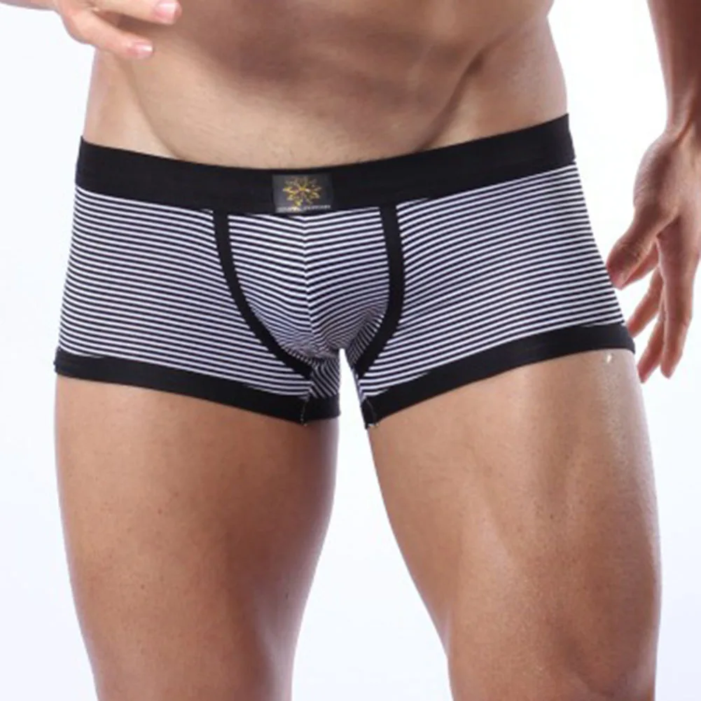 Comfortable Lounge Black Breathable Boxers Pouch Style Underpants Boxers 5 Spandex Blend 95 Cotton Fabric Brand New Condition
