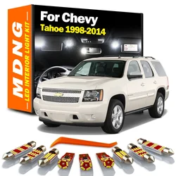 MDNG Canbus Car Accessories LED Interior Light Kit For Chevrolet Chevy Tahoe 1998-2010 2011 2012 2013 2014 Map Dome Trunk Lamp