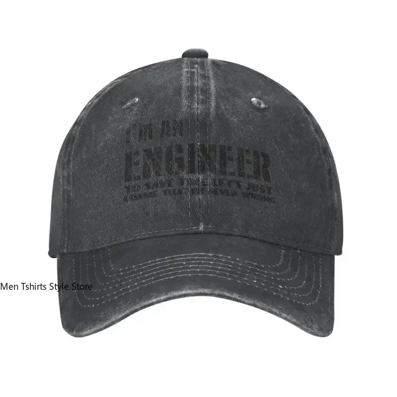 Fashion Cotton I'm An Engineer I'm Never Wrong Baseball Cap for Women Men Breathable Funny Engineering Quote Dad Hat Performance