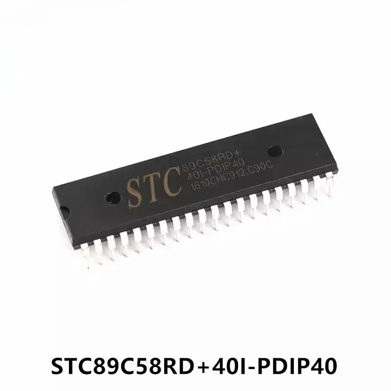 STC89C58RD-40I-PDIP40 DIP-40 STC Mikrokontroler Single Chip STC89C58RD DIP40 1T 8051 Mikrokomputer Kontroler MCU IC Chip