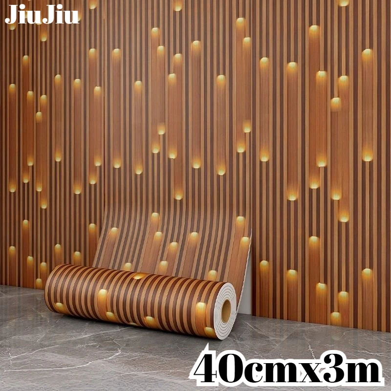 Wood-grain Wall Paneling/self-adhesive Wallpaper Easy To Install Clean and Remove Ideal for Renovating Decorating Feature Walls
