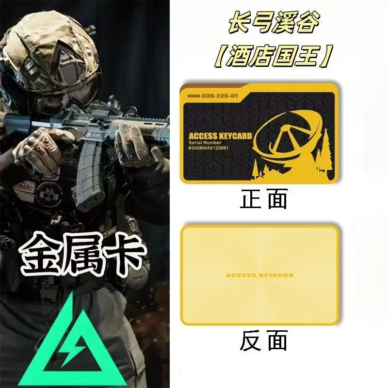 Delta Action Metal Card Aerospace Base Changgongxi Valley Zero Dam President's Reception Room Key Model