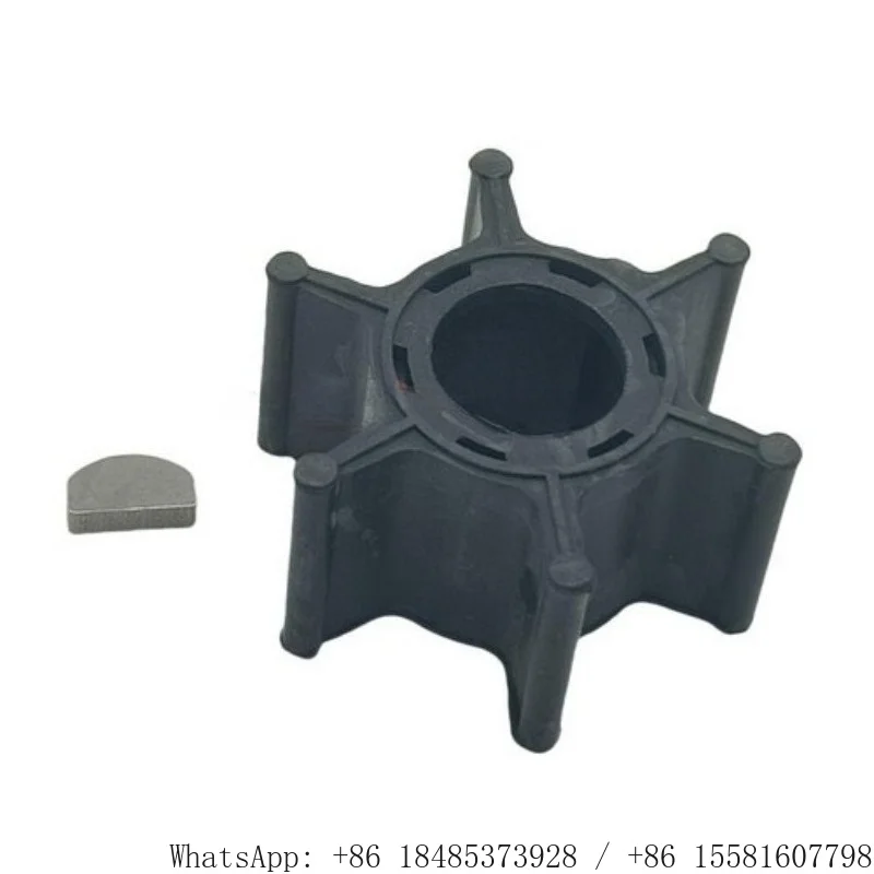 High Quality Marine Water Pump Impeller with Key 17461-93501 for Outboard Engine 9.9HP 16HP Replacement Part