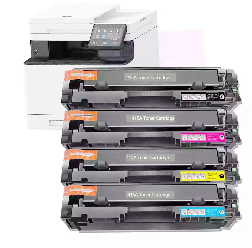 

Factory Compatible 415A 415X Toner Cartridge W2030A W2030X W2031X W2032X W2033X For HP Color LaserJet Pro MFP M454 M479
