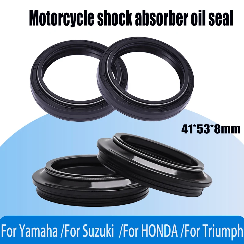

41x53x8 41*53 Front Fork Oil Seal & Dust Cover For Yamaha XVS 1100 XV1700 WARRIOR For Suzuki GSX 650 F For-HONDA VT 750