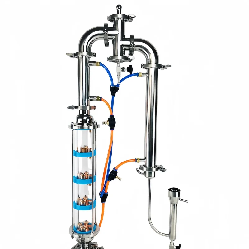 

3inch X 2inch TC Gin Basket Distillation Lens Column Pipe For Home brew,Copper Bubble Plate Sets*5,SS304