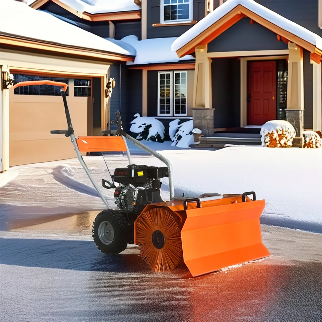 

High Horsepower gasolinSelf Power Commercial Smart Snow Blower Loncin 6.5hp Sale Machine Atv Plow 13hp