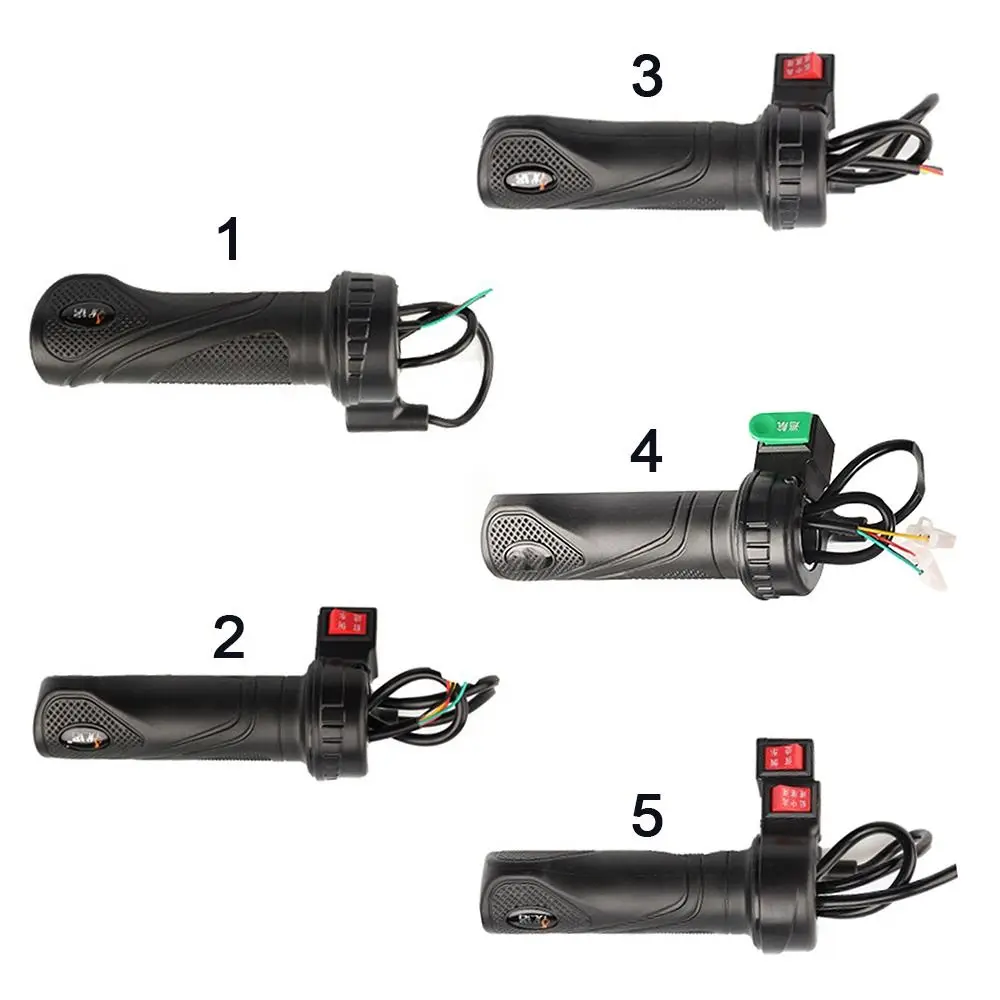 E-Bike Twist Throttle 12V Speed Handlebar Throttle Electric Scooter Twist Cycling Throttle Grip Electric Bicycle Accessories