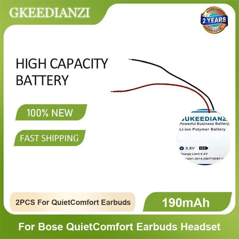 Battery For Bose QuietComFort Earbuds Headset Left Right & Charging Box