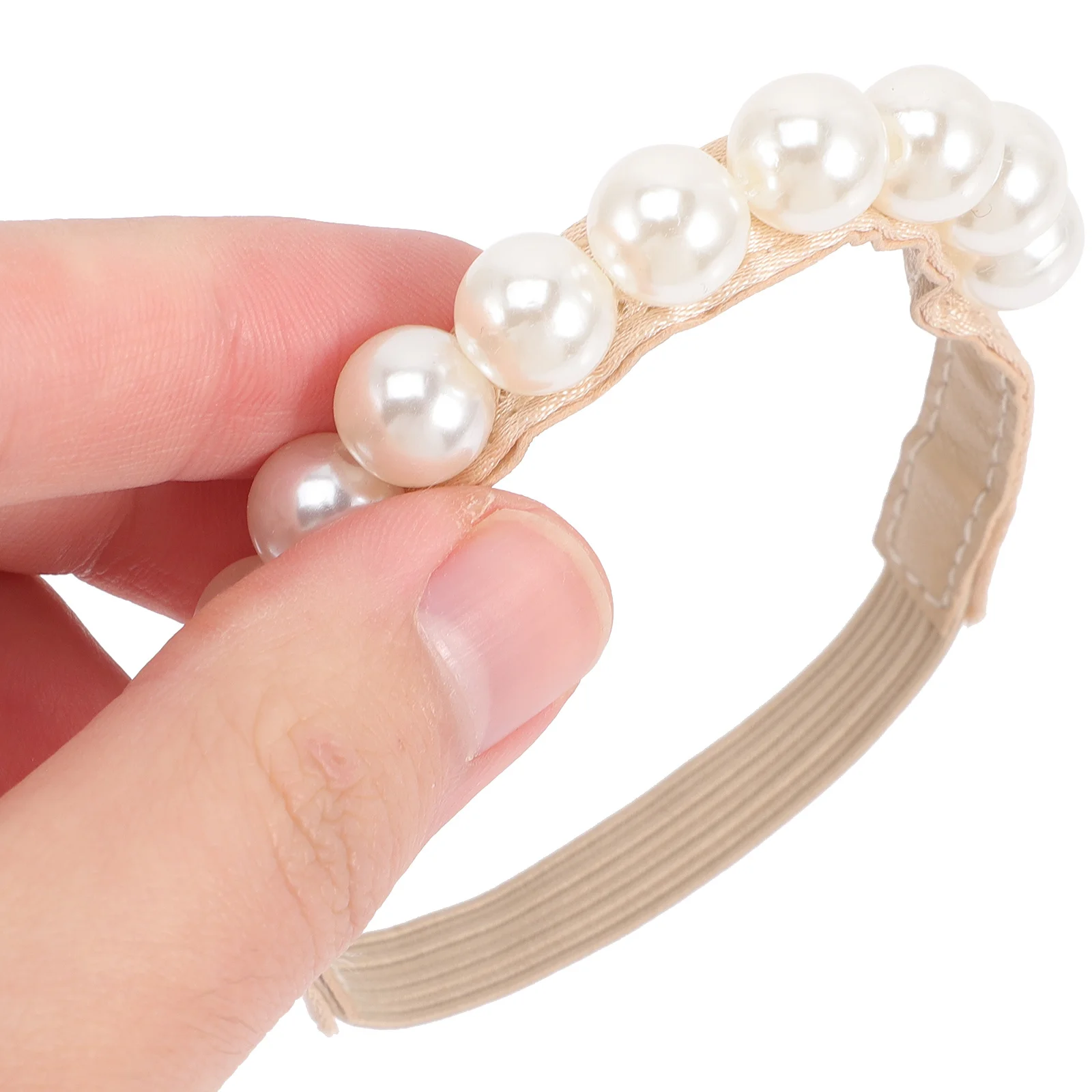 

2 пары эластичных жемчужных шнурков для обуви, анти-свободные съемные ремни на высоком каблуке, предотвращающие скольжение, прочные ремни для обуви на каблуке