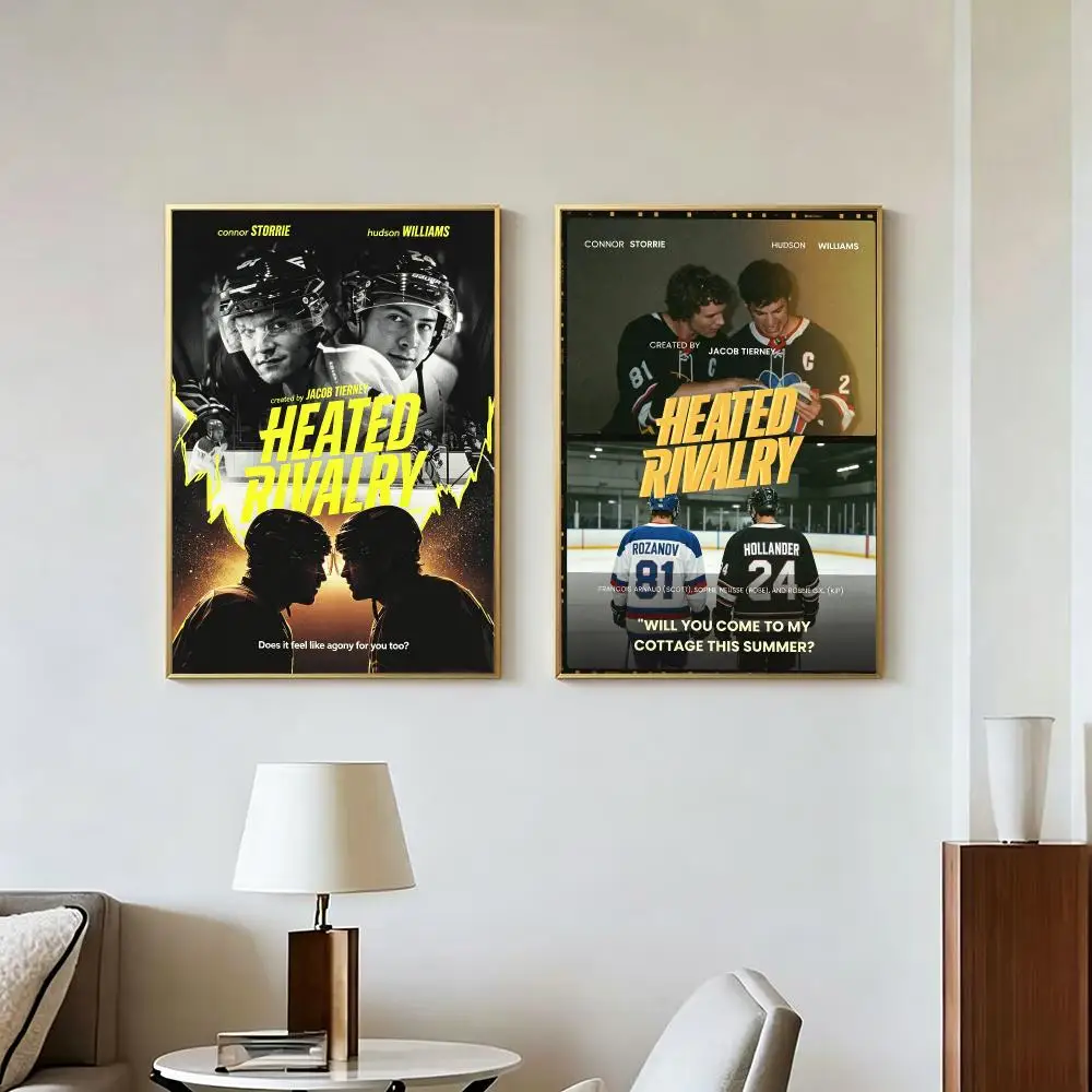 Book Classic H-Heated Rivalry Poster Peel And Stick Wall Art Self Adhesive PP Waterproof Wall Decor Living Room Bedroom Gift