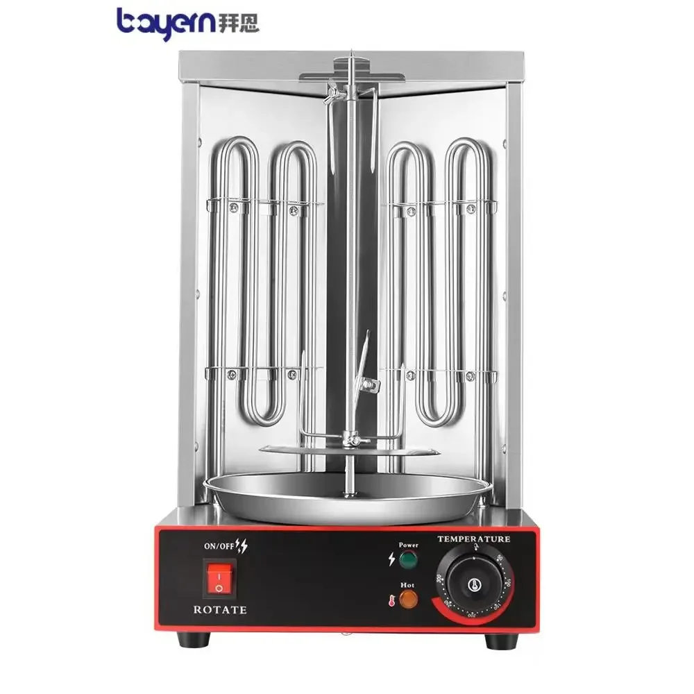 Automatic rotation  Electric  Doner Kebab Machine commercial Shawarma for restaurant1 2 3 4 5 Burner Turkish barbecue machine