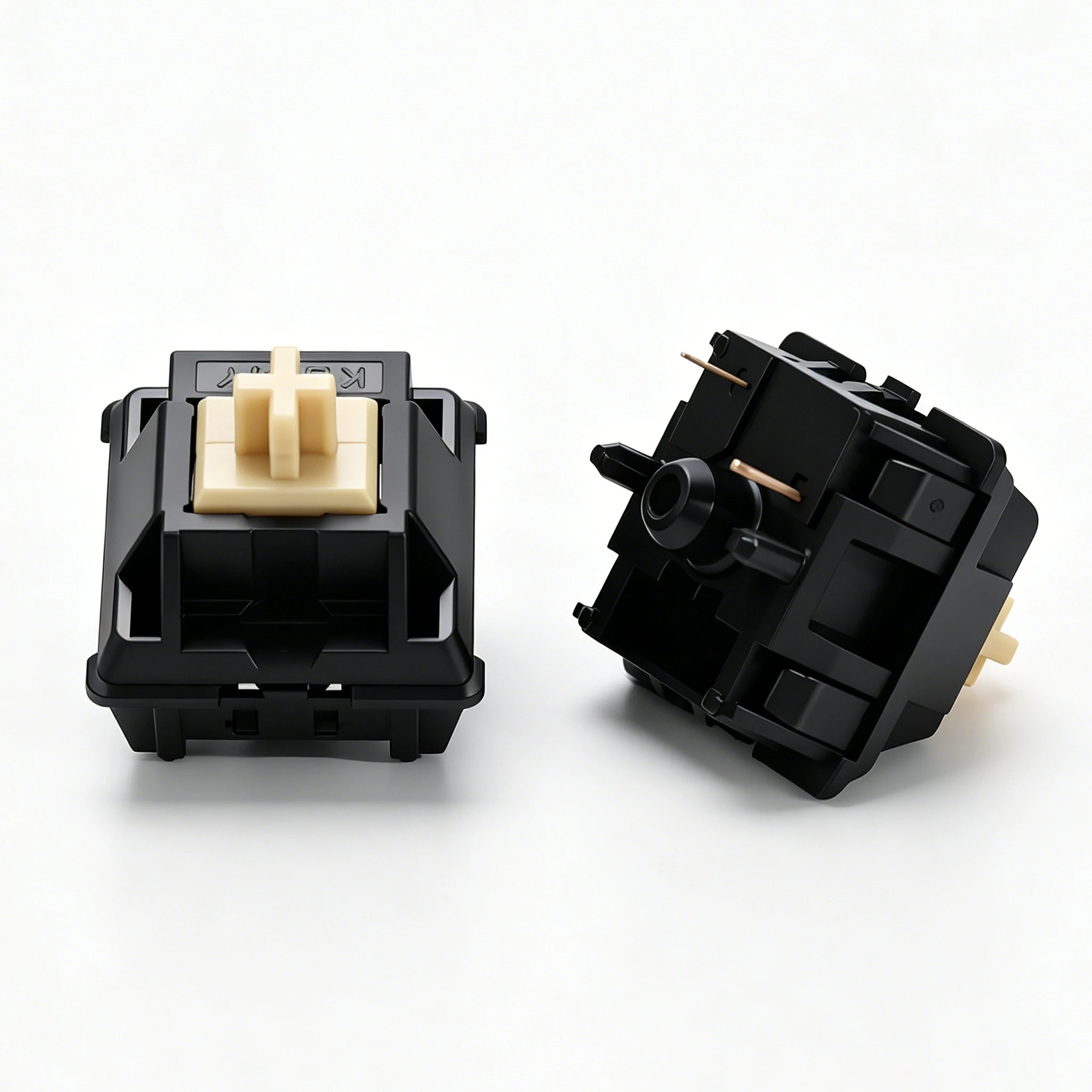 KBDiy Y3 Silent Switch Linear Creamy 53gf Schalter HIFI Vorgeschmiert POM Für Benutzerdefinierte DIY 60% 75% Gaming Mechanische Tastatur Aula F75 – Detail 10